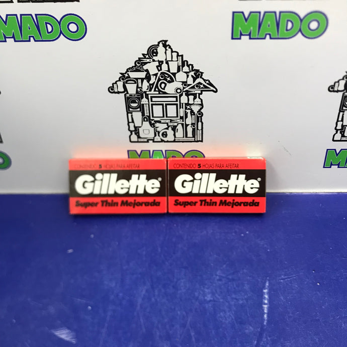 NAVAJA GILLETE CON 5 PIEZAS