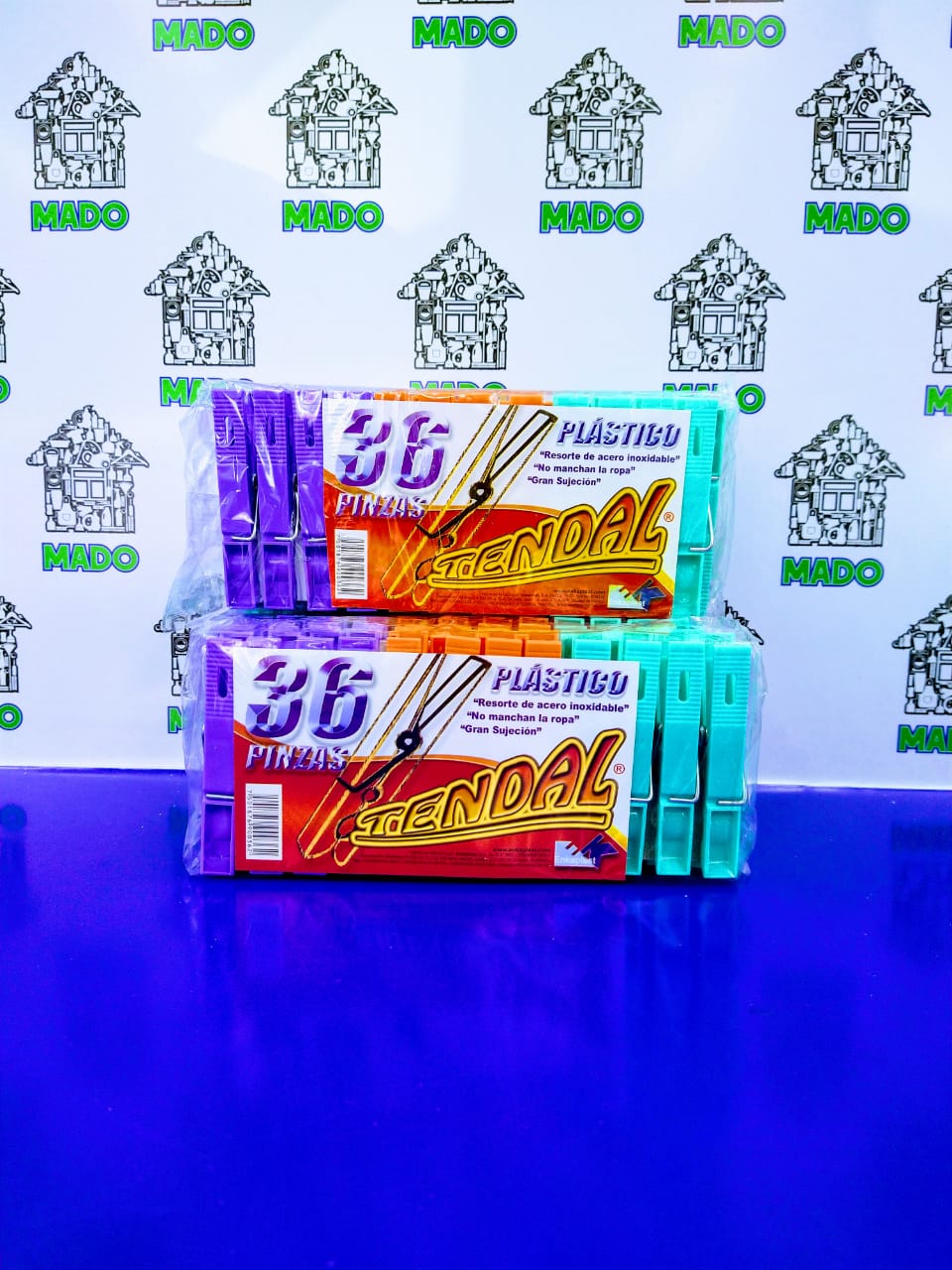 PINZAS TENDAL PLASTICO 36PZ