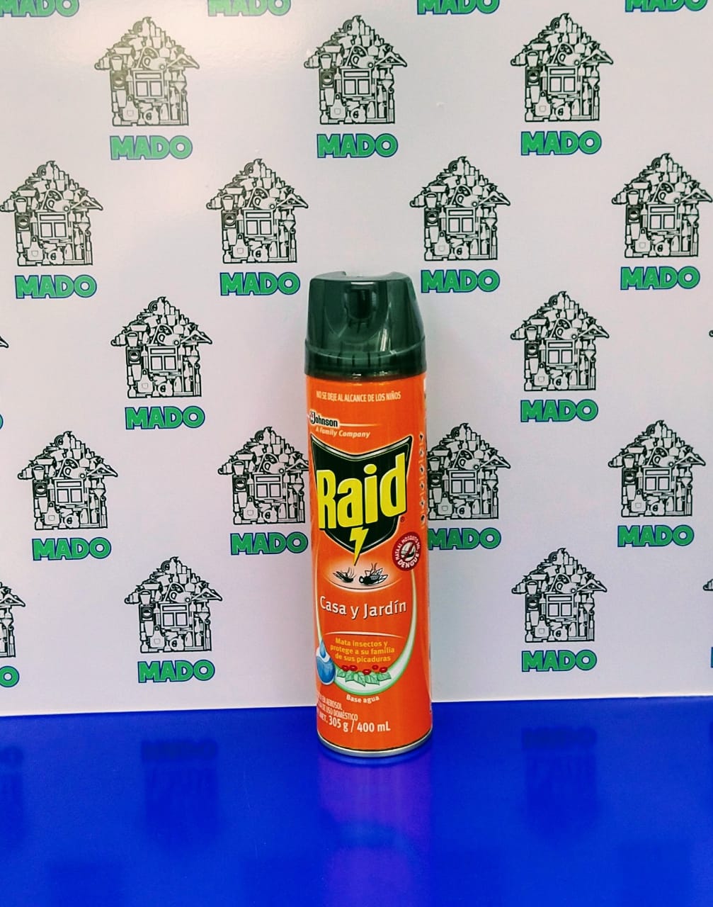 INSECTICIDA RAID CASA Y JARDIN 400 G