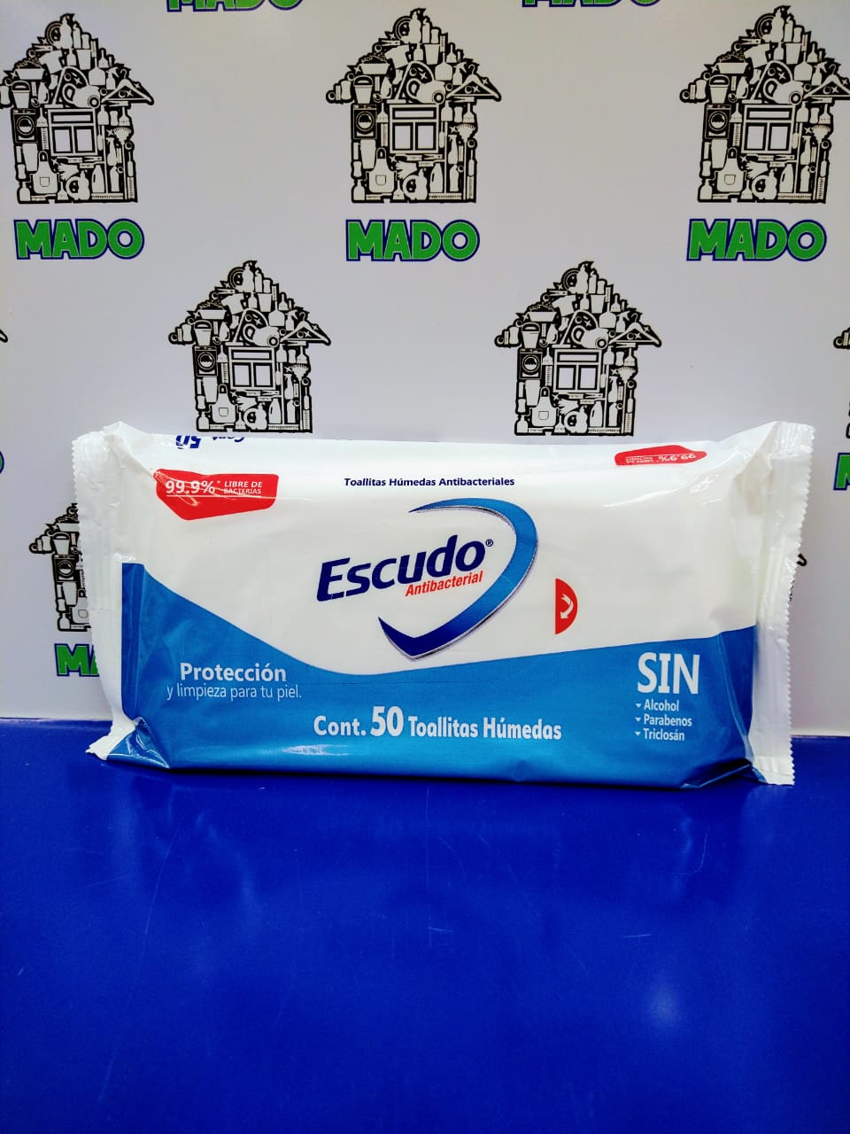 TOALLITAS DESINFECTANTES ESCUDO CON 50 PIEZAS