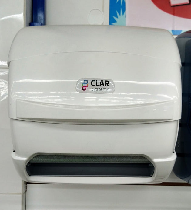 DESPACHADOR TOALLA ROLLO BLANCA PZ