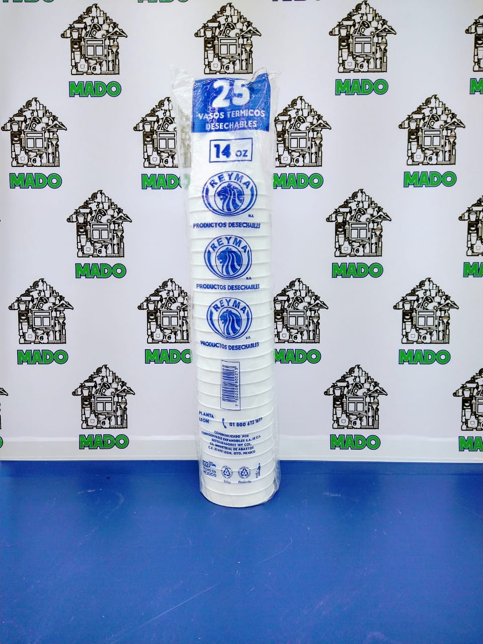 VASO TERMICO 14 OZ REYMA C/25