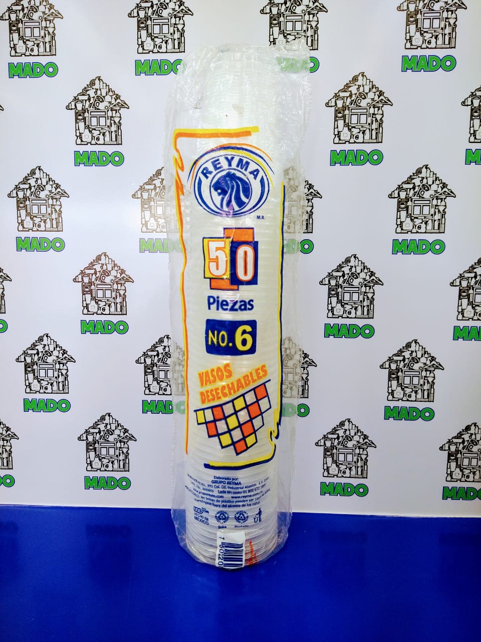 VASO PLASTICO 16 OZ REYMA C/25