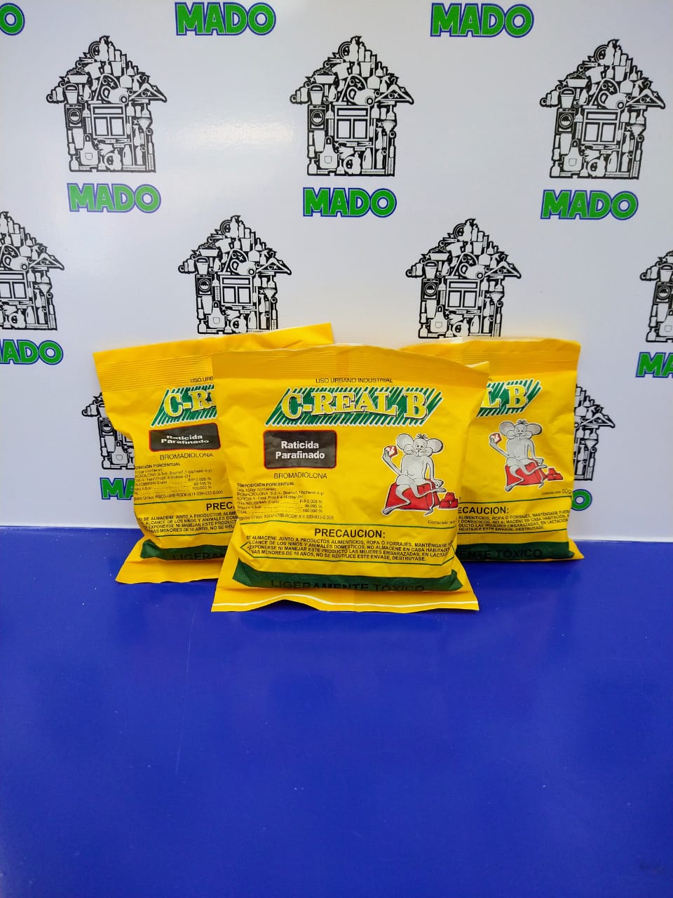 RATICIDA PARAFINADO C-REAL B SOBRE 50G